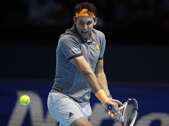 Thiem a battu Djokovic deux jours après avoir dominé Federer © KEYSTONE/AP/ALASTAIR GRANT