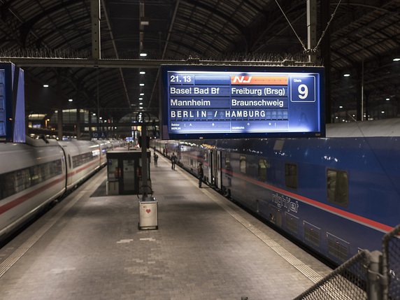 Les trains de nuit sont à nouveau à l'ordre du jour en Suisse (archives). © KEYSTONE/CHRISTIAN BEUTLER