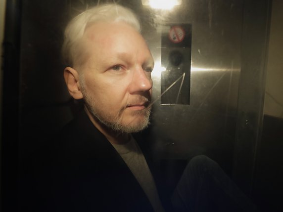 Le parquet suédois a annoncé l'abandon des poursuites pour viol contre Julian Assange (archives). © KEYSTONE/AP/MATT DUNHAM