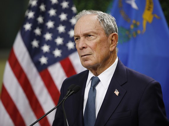 L'ex-maire de New York Michael Bloomberg est candidat à la présidentielle américaine "pour battre Donald Trump et reconstruire l'Amérique" (archives). © KEYSTONE/AP/JOHN LOCHER