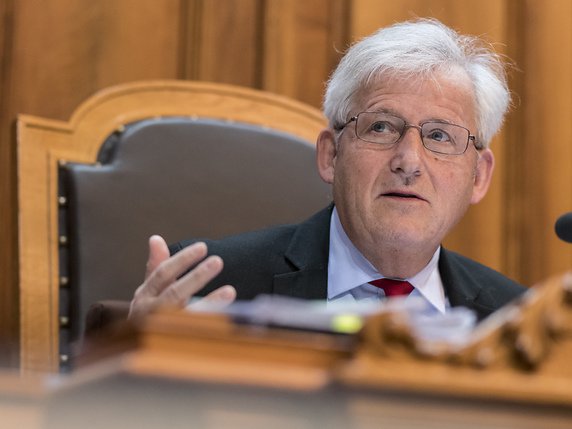 Hans Stöckli va accéder ce lundi à la présidence du Conseil des Etats (archives). © KEYSTONE/ALESSANDRO DELLA VALLE