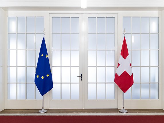 Le Parlement a accepté d'accorder un nouveau milliard de cohésion à l'UE, sous certaines conditions (image symbolique). © KEYSTONE/PETER KLAUNZER