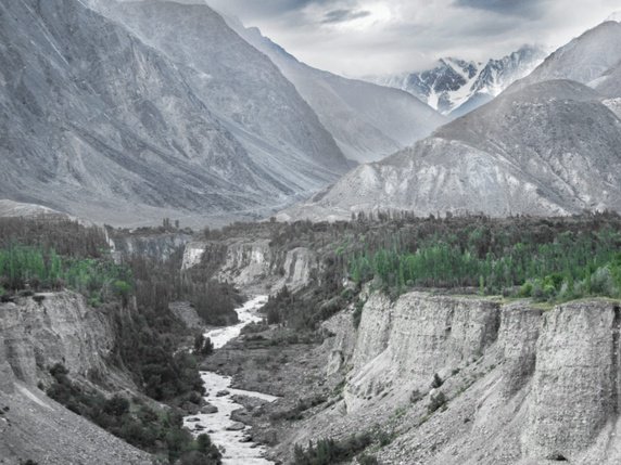 Le système hydrographique de l'Indus en Asie est selon cette étude le château d'eau le plus important du globe en fonction de la population qui en dépend (archives). © KEYSTONE/EPA/OLIVIER MATTHYS