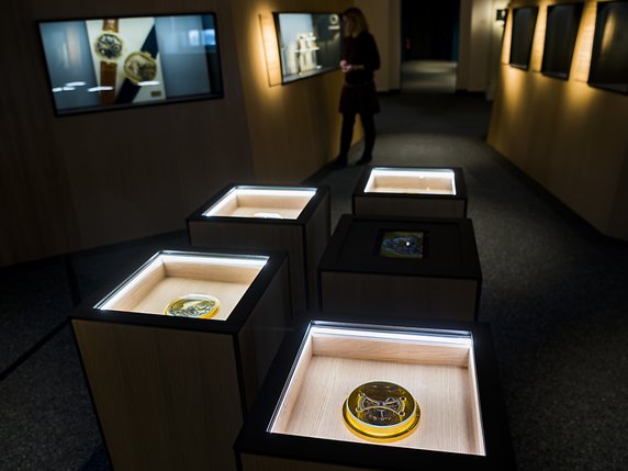 Le musée met en valeur le savoir-faire de la Vallée de Joux en matière d'horlogerie. © KEYSTONE/JEAN-CHRISTOPHE BOTT