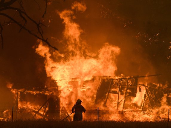 Au moins trois millions d'hectares, l'équivalent de la superficie de la Belgique, ont été détruits depuis septembre par des incendies en Australie, qui ont causé la mort de 8 personnes. © KEYSTONE/EPA/DL MS