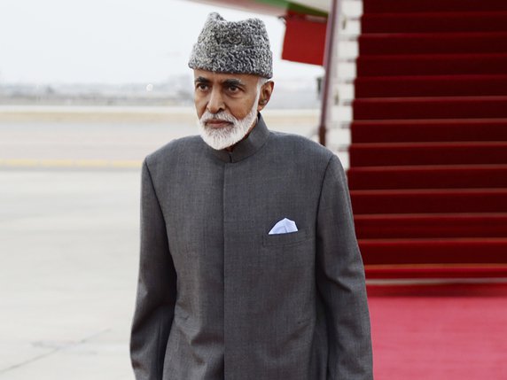 Le sultan Qabous ben Saïd, ici en 2015, était à la tête d'Oman depuis près de 50 ans (archives). © KEYSTONE/AP Oman News Agency