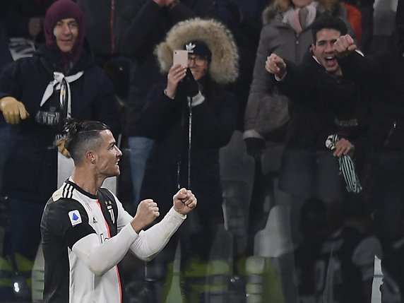 Cristiano Ronaldo a signé un doublé dimanche soir © KEYSTONE/AP/FF