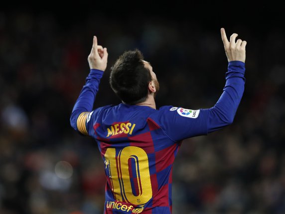 Messi a inscrit l'unique but du Barça dimanche © KEYSTONE/AP/AF