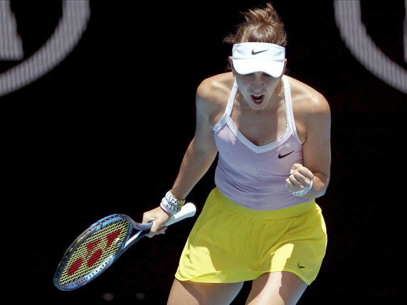 Belinda Bencic ne lâchera rien à Melbourne. © KEYSTONE/AP/MDB KAJ