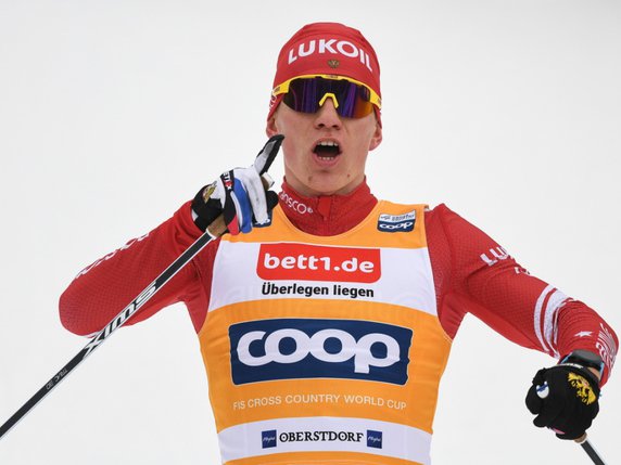 Bolshunov a remporté le skiathlon d'Oberstdorf, dont Cologna a terminé 7e © KEYSTONE/EPA/PG sam