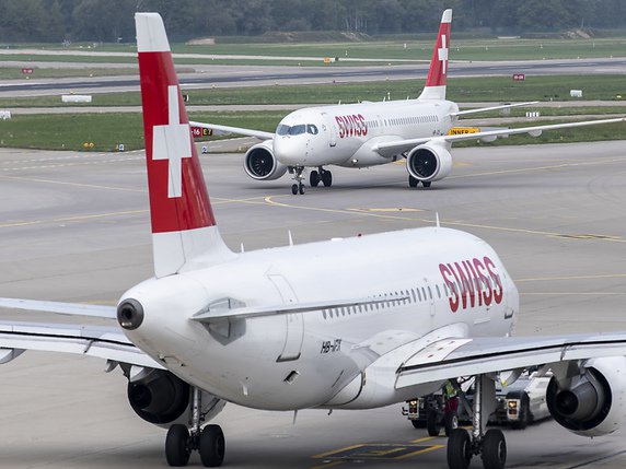 Swiss va continuer de desservir les destinations en Chine, alors que plusieurs compagnies aériennes ont décidé de suspendre ou de réduire leurs vols vers l'Empire du Milieu (archives). © KEYSTONE/CHRISTIAN MERZ