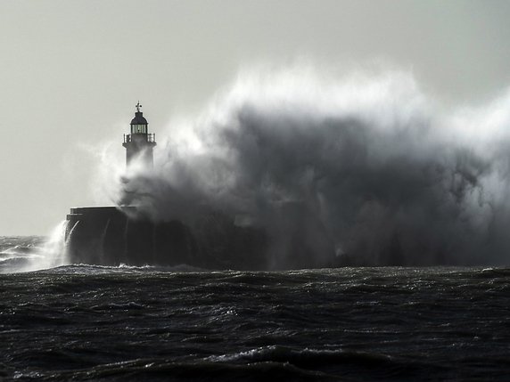 En Grande-Bretagne, Ciara est considérée comme la "tempête du siècle". © KEYSTONE/EPA/WILL OLIVER