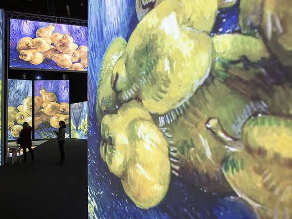 "Van Gogh Alive" a déjà été vu dans plus de 140 villes sur tous les continents. © KEYSTONE/ENNIO LEANZA