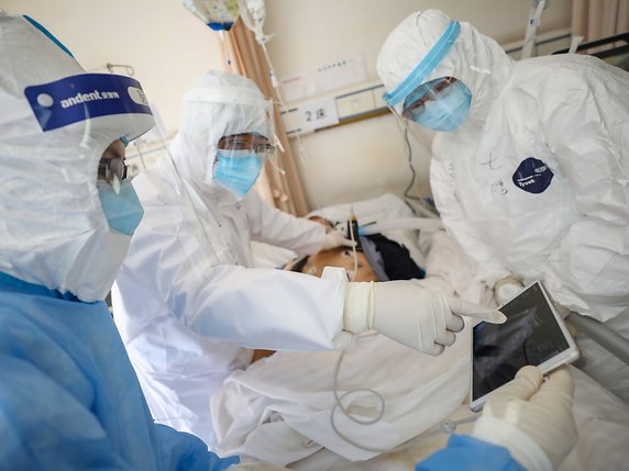 Le nouveau coronavirus COVID-19 a fait de nouvelles victimes mercredi dans la province de Hubei (archives). © KEYSTONE/EPA/STRINGER