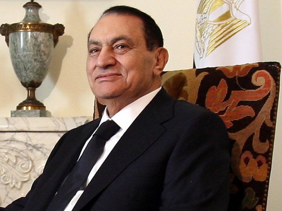 L'ancien président d'Egypte Hosni Moubarak est décédé à l'âge de 91 ans. © KEYSTONE/EPA/AMEL PAIN