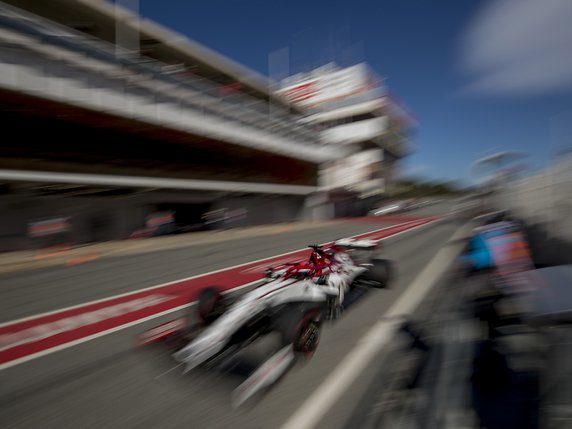 Robert Kubica le plus rapide à Barcelone © KEYSTONE/AP/Joan Monfort