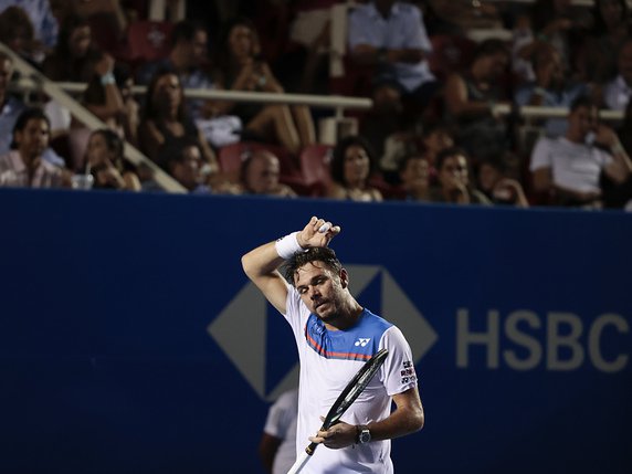 Wawrinka a été battu en deux sets par Dimitrov © KEYSTONE/AP/Rebecca Blackwell