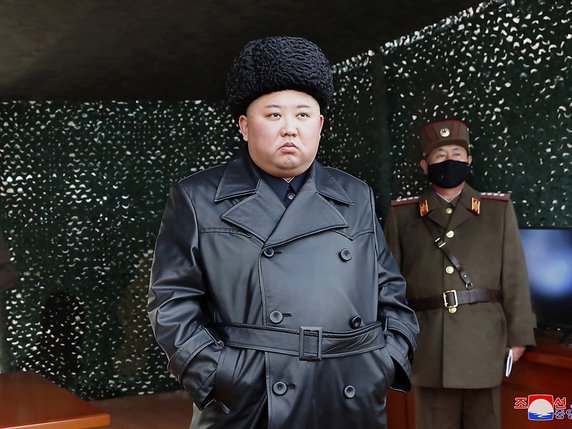 Sous la direction de Kim Jong Un, la Corée du Nord a à nouveau tiré deux missiles balistiques de courte portée (archives). © KEYSTONE/AP