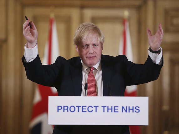 Boris Johnson se trouve à l'hôpital © KEYSTONE/AP/Ian Vogler