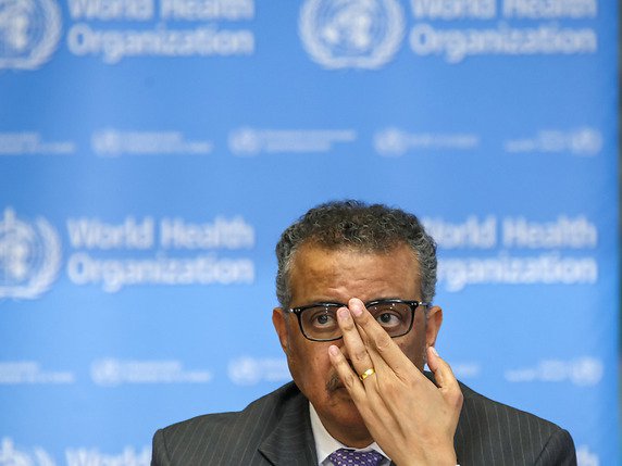Le directeur général de l'Organisation mondiale de la santé (OMS) Tedros Adhanom Ghebreyesus a annoncé des investigations indépendantes sur l'action de l'institution face à la pandémie (archives). © KEYSTONE/SALVATORE DI NOLFI