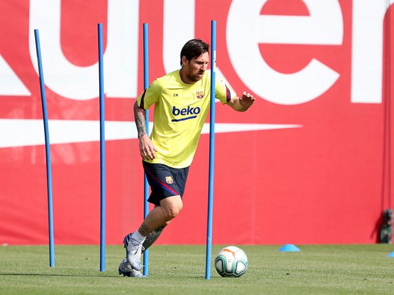 On va bientôt revoir Lionel Messi à l'oeuvre. © KEYSTONE/EPA/Miguel Ruiz / FC Barcelona HANDOUT