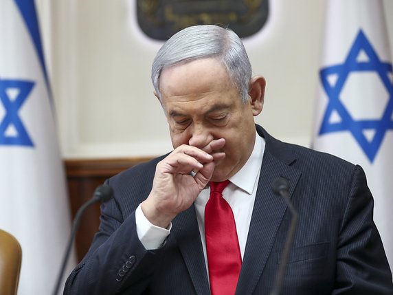 Benyamin Netanyahou doit répondre d'accusations de corruption dans trois affaires différentes (archives). © KEYSTONE/EPA/ODED BALILTY