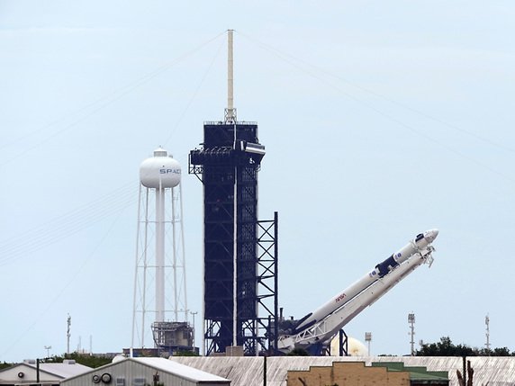 Tout est prêt à Cap Canaveral pour le lancement © KEYSTONE/AP/David J. Phillip
