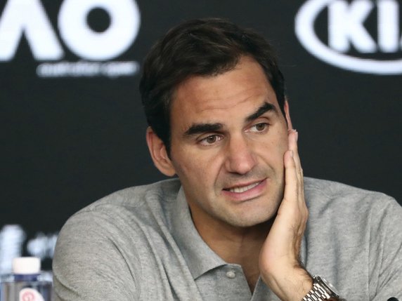 Roger Federer a dépassé les 100 millions de francs de gains en un an © KEYSTONE/AP/DITA ALANGKARA