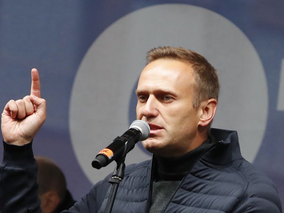 L'opposant russe Alexei Navalny lance de graves accusations contre le Ministère public de la Confédération (archives). © KEYSTONE/AP/DMITRI LOVETSKY