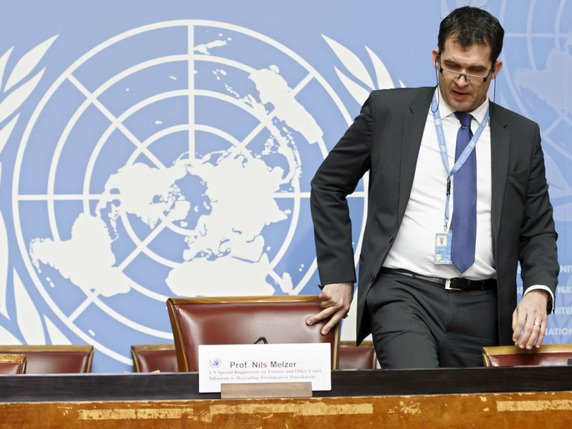 Le rapporteur spécial de l'ONU contre la torture Nils Melzer dénonce l'attitude de la police et le discours du président américain Donald Trump contre les manifestants (archives). © KEYSTONE/SALVATORE DI NOLFI