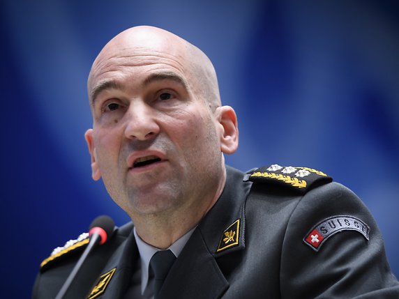Thomas Suessli est à la tête de l'armée suisse depuis le 1er janvier 2020 (archives). © KEYSTONE/ANTHONY ANEX