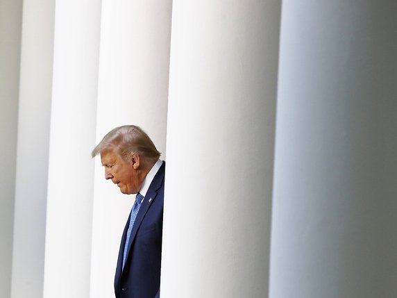 Pour Donald Trump, les bases font désormais partie de "l'héritage américain". © KEYSTONE/AP/Patrick Semansky