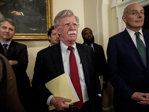 John Bolton a été le conseiller à la sécurité nationale de la Maison-Blanche d'avril 2018 à septembre 2019 (archives). © KEYSTONE/AP/ANDREW HARNIK