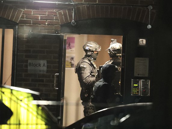 La police a arrêté un suspect. © KEYSTONE/AP/Steve Parsons