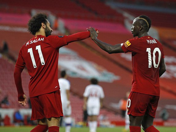 Mohamed Salah et Sadio Mané: la CAN attendra 2022 © KEYSTONE/AP/Phil Noble