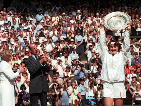 Martina Hingis est la dernière joueuse de moins de 17 ans à avoir remporté Wimbledon © KEYSTONE/AP/ELISE AMENDOLA