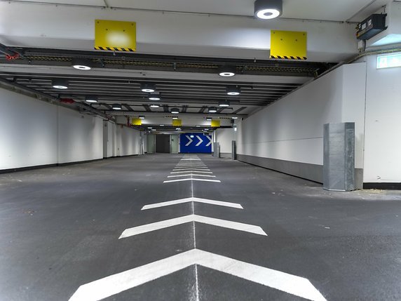 Le passage souterrain de la gare de Bâle est rouvert aux voyageurs aux heures de pointe. © CFF