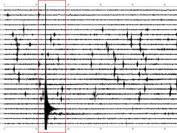L'épicentre du séisme se trouvait à 2,6 km de profondeur dans la région de Zermatt (archives). © KEYSTONE/Observatorium Montsevelier, Val/OGVT/GOVT