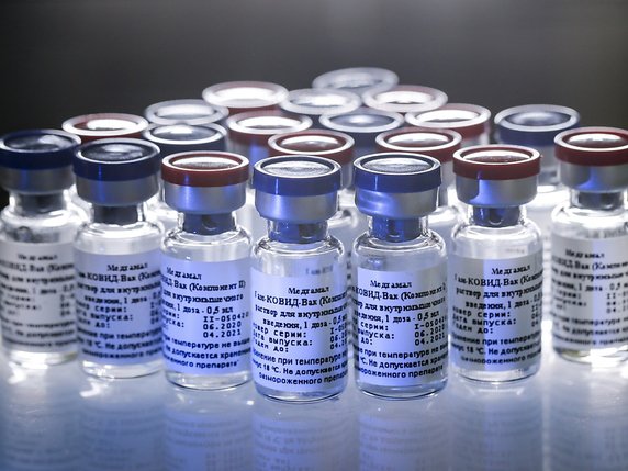 Le vaccin russe contre le coronavirus a été baptisé "Spoutnik V" (archives). © KEYSTONE/AP/Alexander Zemlianichenko Jr