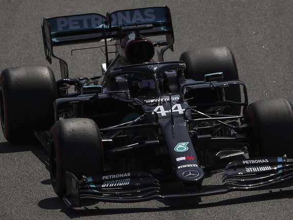 Une 92e pole position pour Lewis Hamilton © KEYSTONE/EPA/Bryn Lennon/ Pool