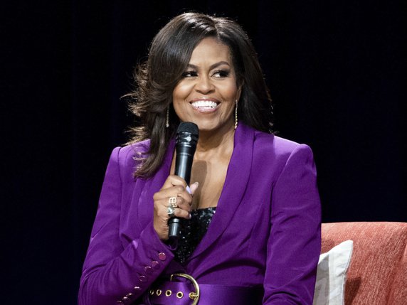 Michelle Obama donnera le ton par vidéo interposée lundi soir, Covid oblige (archives). © KEYSTONE/AP Invision/PAUL R. GIUNTA