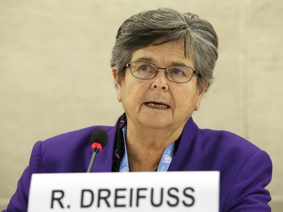 Ruth Dreifuss quitte la présidence de la Commission mondiale de politique sur les drogues mais va rester membre de l'instance établie à Genève (archives). © KEYSTONE/SALVATORE DI NOLFI