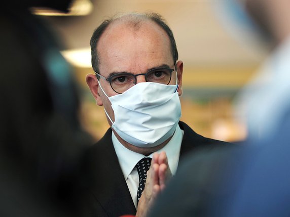 Jean Castex a défendu les nouvelles restrictions liées au coronavirus (archives). © KEYSTONE/EPA/GUILLAUME SOUVANT / POOL