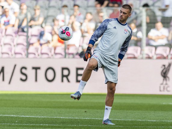 Anthony Racioppi va tenter de s'imposer à Dijon et aider le club à quitter la dernière place de la Ligue 1. © KEYSTONE/MARTIAL TREZZINI