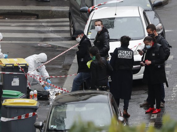 L'homme arrêté par la police a prémédité son acte près des anciens locaux de Charlie Hebdo (archives). © KEYSTONE/AP/Thibault Camus