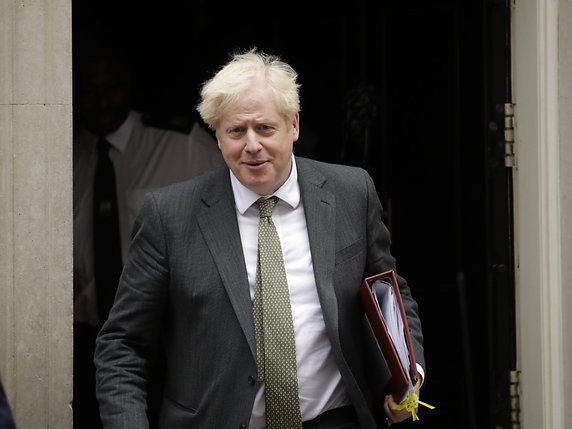 Boris Johnson se sent mieux depuis qu'il a perdu du poids (archives). © KEYSTONE/AP/Matt Dunham