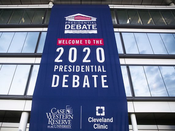La tension est montée quelques heures avant le premier débat télévisé Entre Trump et Biden. © KEYSTONE/EPA/MICHAEL REYNOLDS