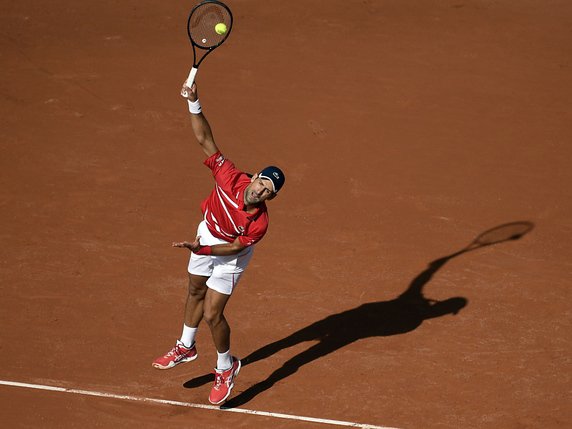 Djokovic n'a perdu que 5 jeux au 2e tour à Paris © KEYSTONE/EPA/JULIEN DE ROSA