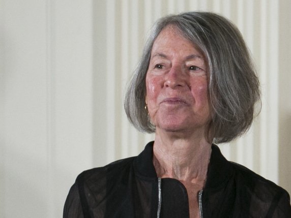 La poète américaine Louise Glück remporte le Prix Nobel de littérature 2020. © KEYSTONE/EPA/SHAWN THEW