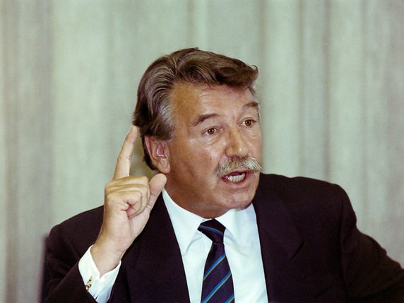 René Felber a dirigé le Département fédéral des affaires étrangères de 1987 à 1993 (archives). © KEYSTONE/STR